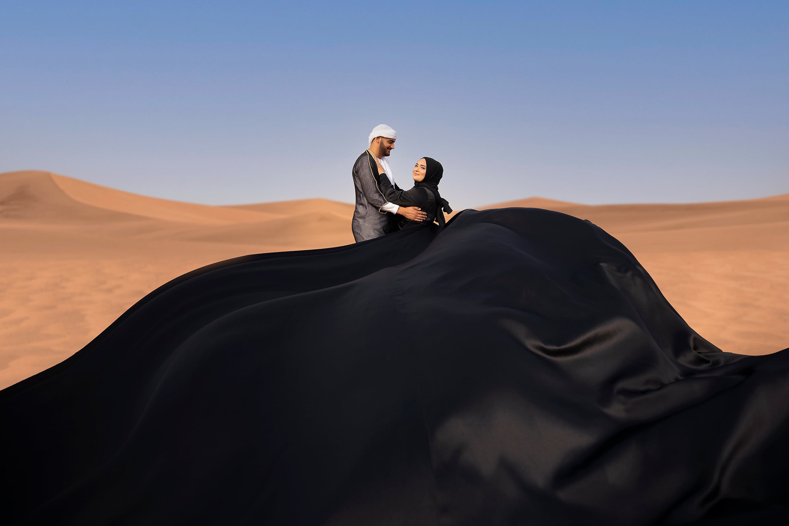 Flying Dresse Modest Black