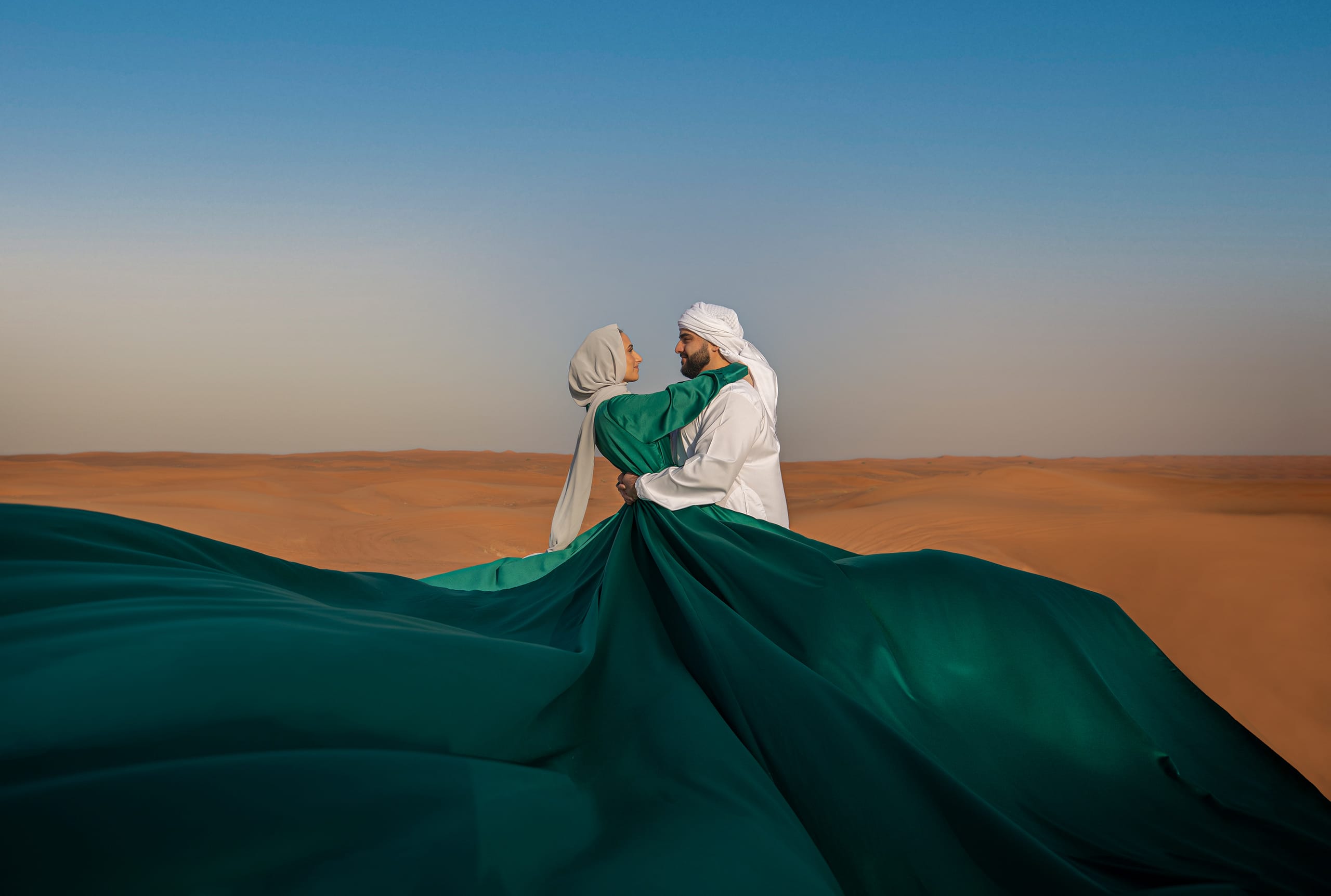 Flying Dresse Modest Green